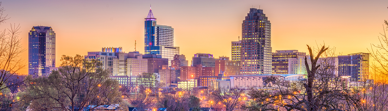 Raleigh,,North,Carolina,,Usa,Downtown,City,Skyline.